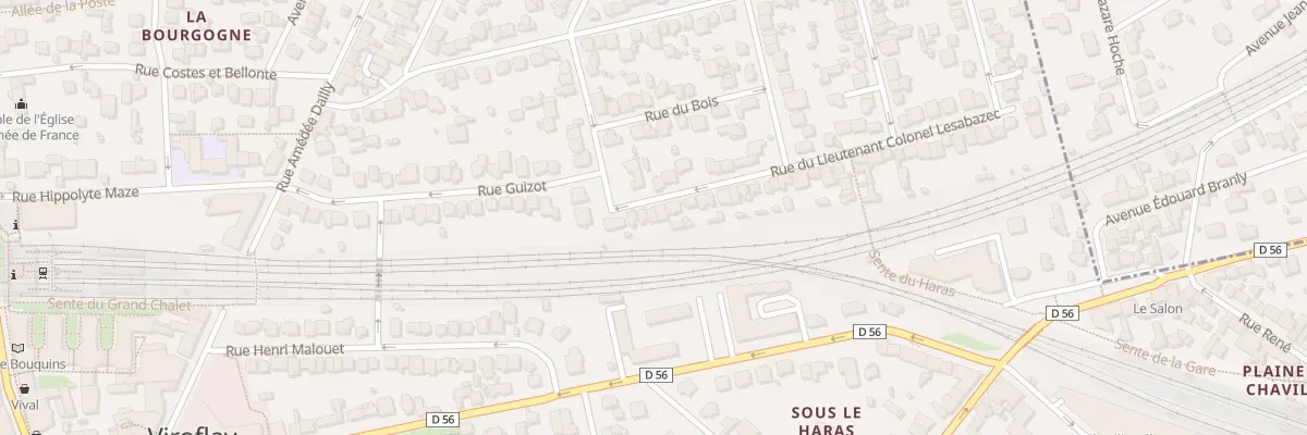 Plan du 59 Rue Ldt Colonel Le Sabazec à Viroflay