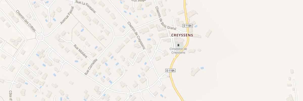 Plan du 4 Che de Creyssens à Puygouzon