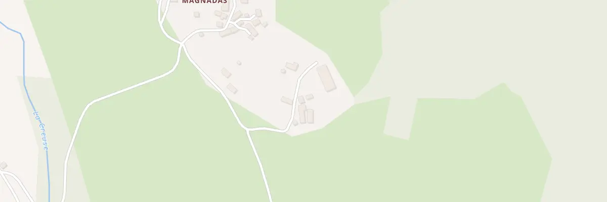 Plan du 5185 Les Magnadas à Croze