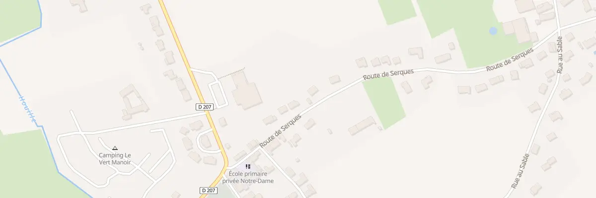 Plan du 7 Rte de Serques à Moulle