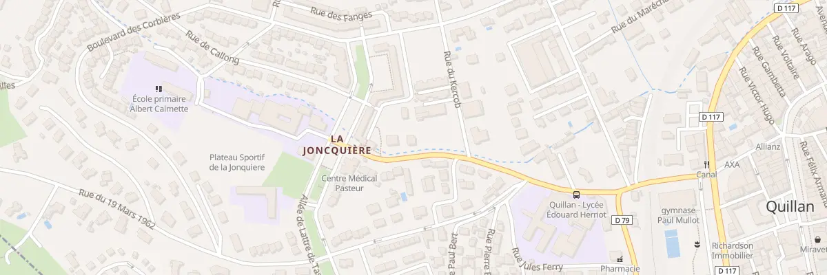Plan du 12 Av de la Joncquiere à Quillan