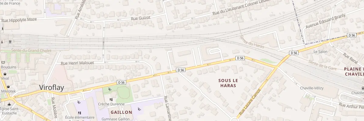 Plan du 74 Av Gaston Boissier à Viroflay