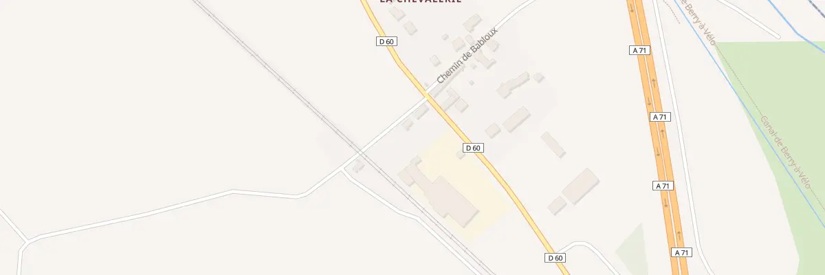 Plan du 2 La Chevalerie à Foëcy