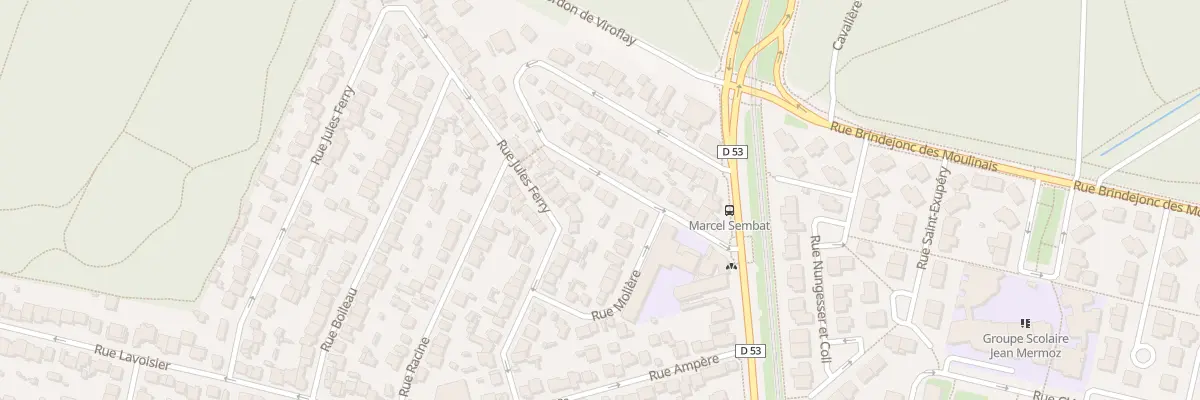 Plan du 60 Rue Corneille à Vélizy-Villacoublay