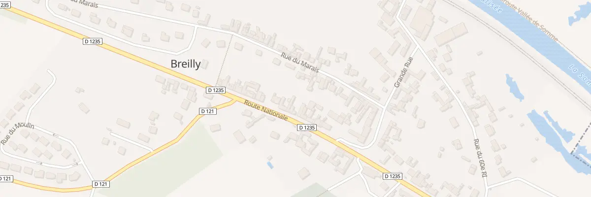 Plan du 50 Rte Nationale à Breilly