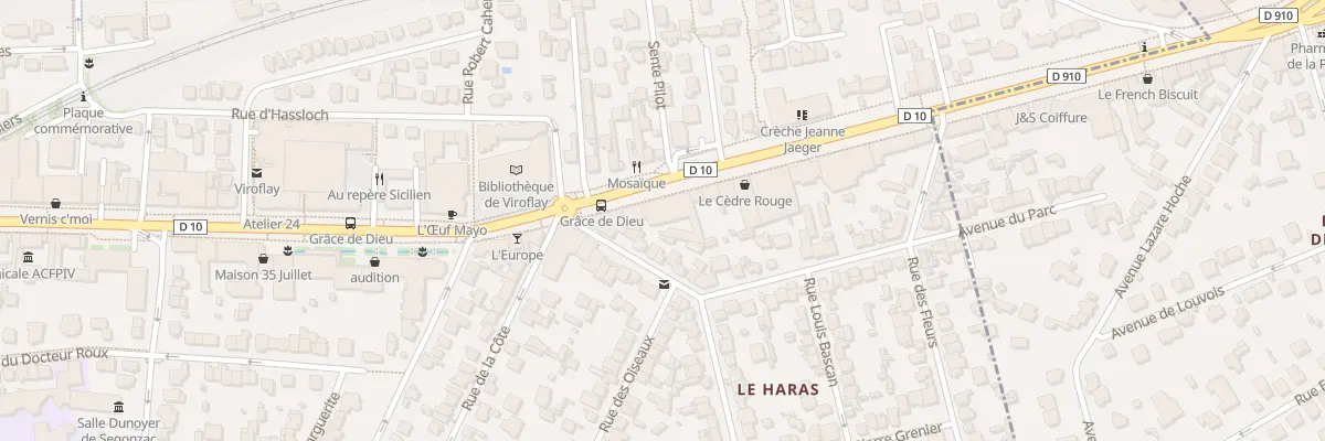 Plan du 29 Av du Général Leclerc à Viroflay