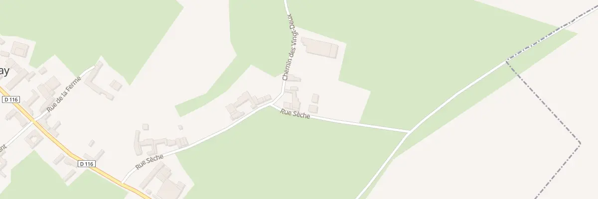 Plan du 2 Rue Sèche à Rougefay