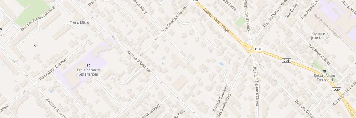 Plan du 34 Av Albert 1er à Rueil-Malmaison