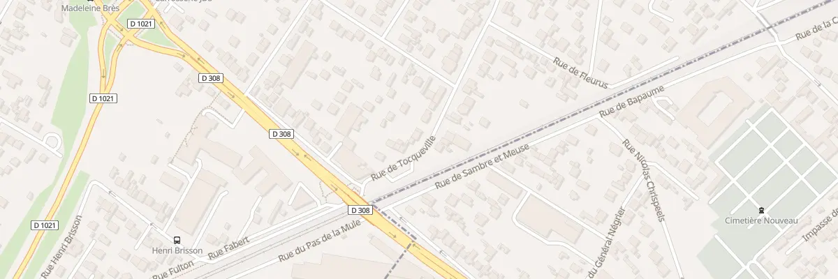 Plan du 5B Rue de Tocqueville à Sartrouville