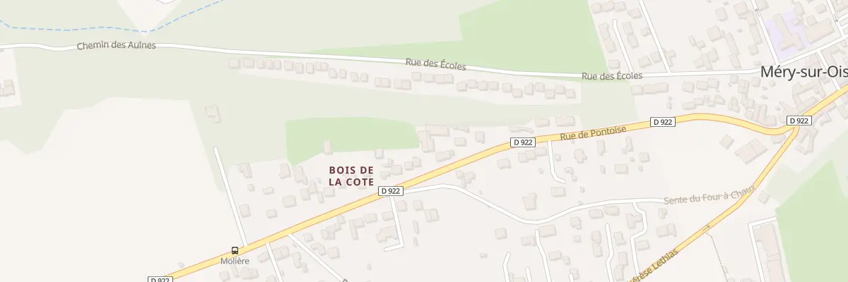 Plan du 46B Rue de Pontoise à Méry-sur-Oise