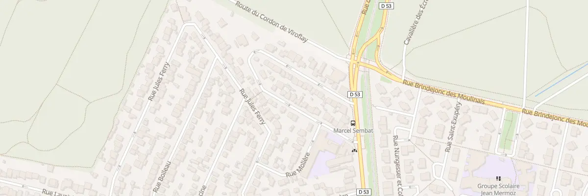 Plan du 57 Rue Corneille à Vélizy-Villacoublay