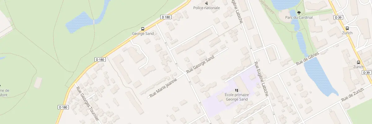 Plan du 13 Rue George Sand à Rueil-Malmaison