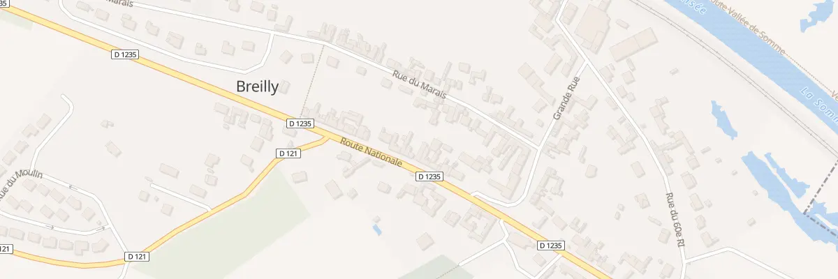 Plan du 48 Rte Nationale à Breilly