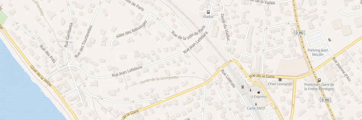 Plan du 30 Rue Jean Lefebvre à La Frette-sur-Seine