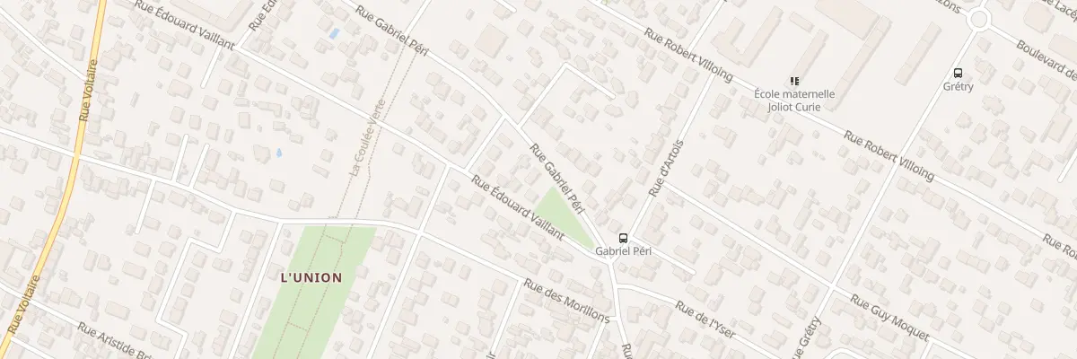 Plan du 34 Rue Gabriel Péri à Sartrouville