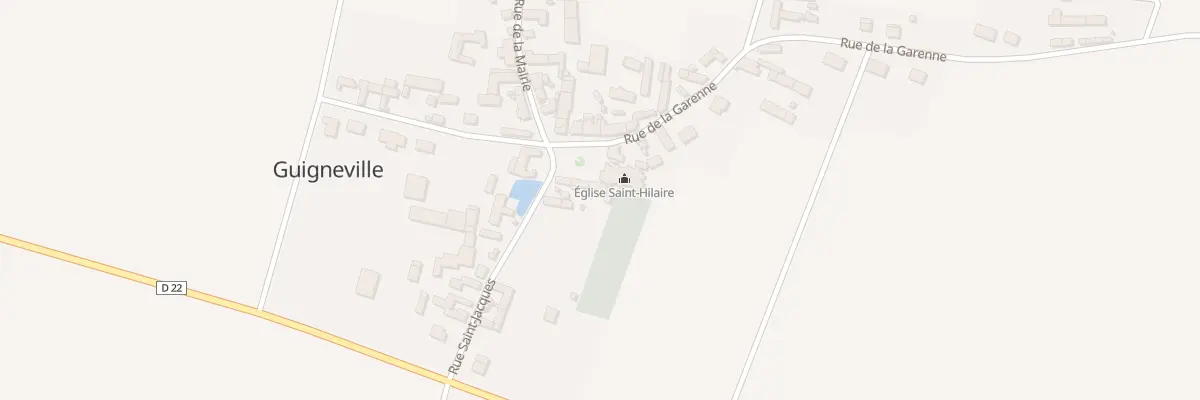 Plan du 4 Pl St Hilaire à Guigneville