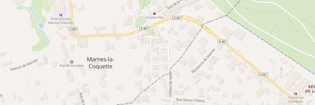 Plan du 4 Rue Jean Minaud à Marnes-la-Coquette