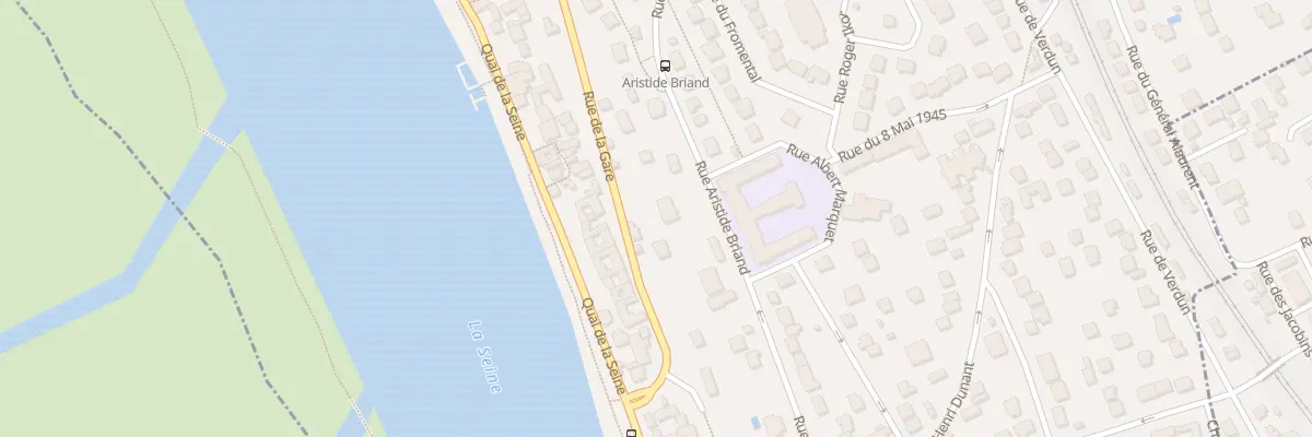 Plan du 30 Rue Aristide Briand à La Frette-sur-Seine