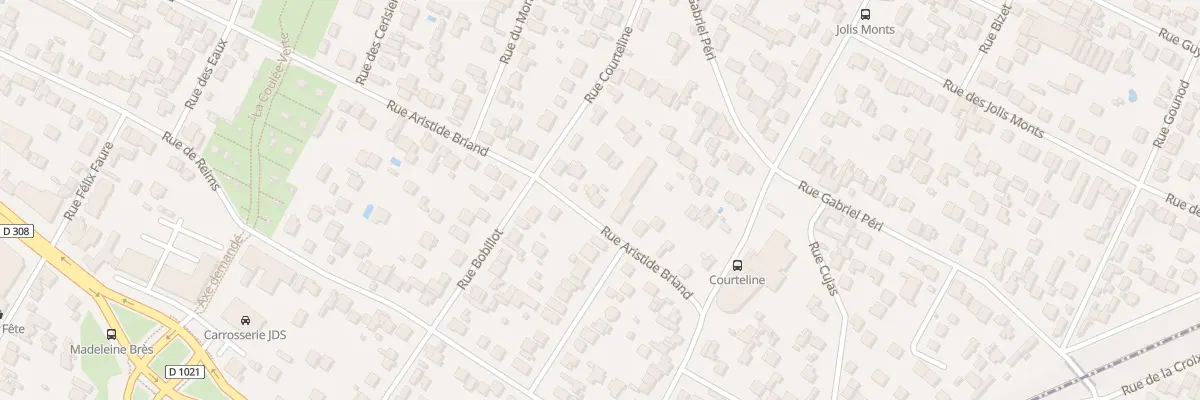 Plan du 77B Rue Aristide Briand à Sartrouville