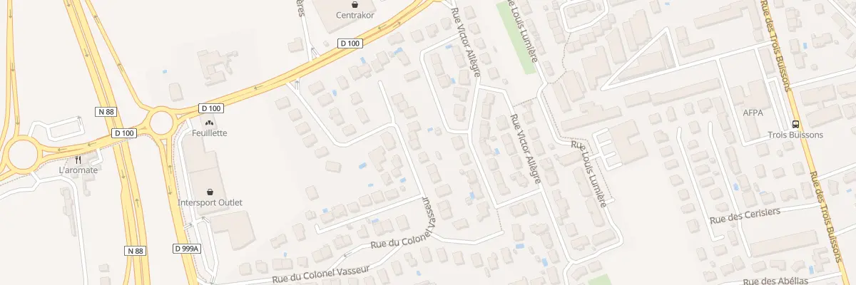 Plan du 39 Rue Colonel Vasseur à Albi