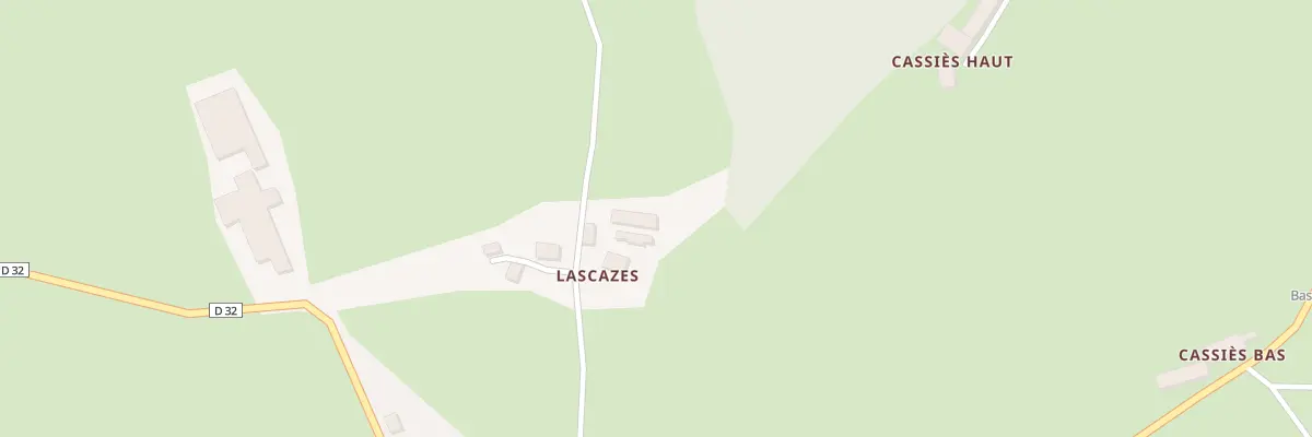 Plan du 5104A Lascazes à Glénat