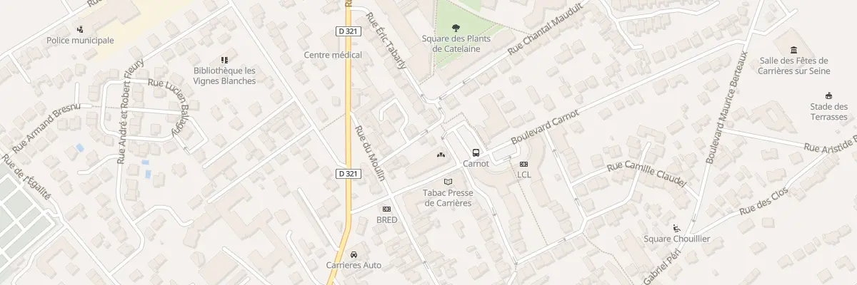 Plan du 2B Rue Plants Catelaines à Carrières-sur-Seine