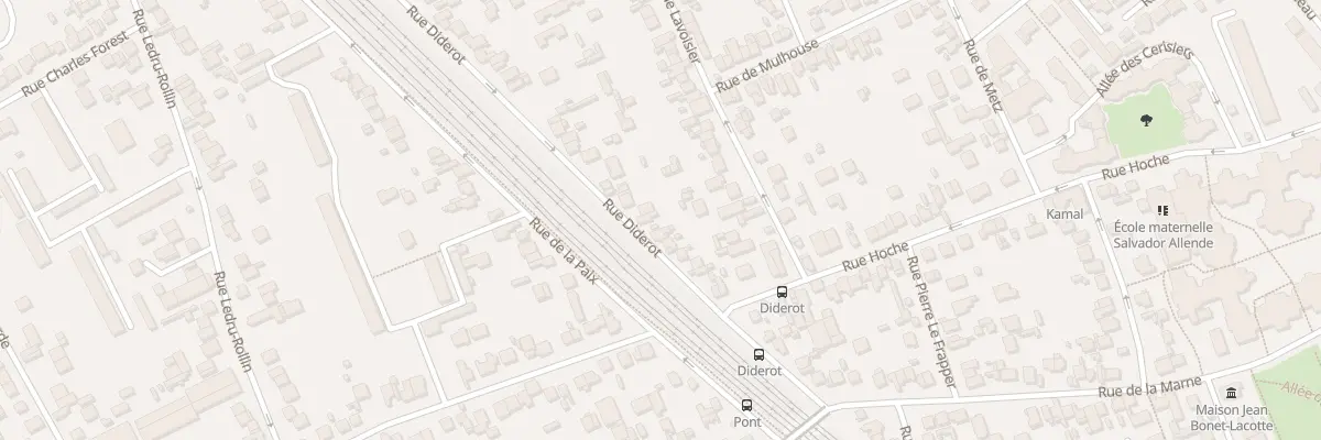 Plan du 22 Rue Diderot à Houilles