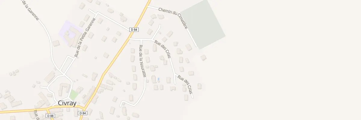 Plan du 5 Rue des Crias à Civray
