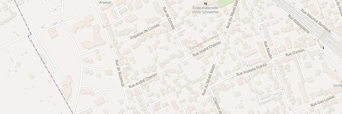 Plan du 8B Rue Andre Chenier à Houilles