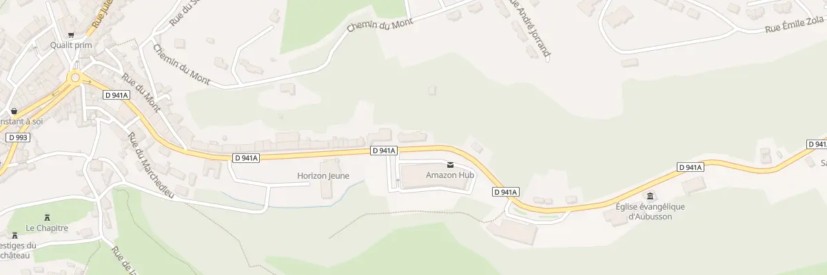 Plan du 53 Rue des Fusillés à Aubusson