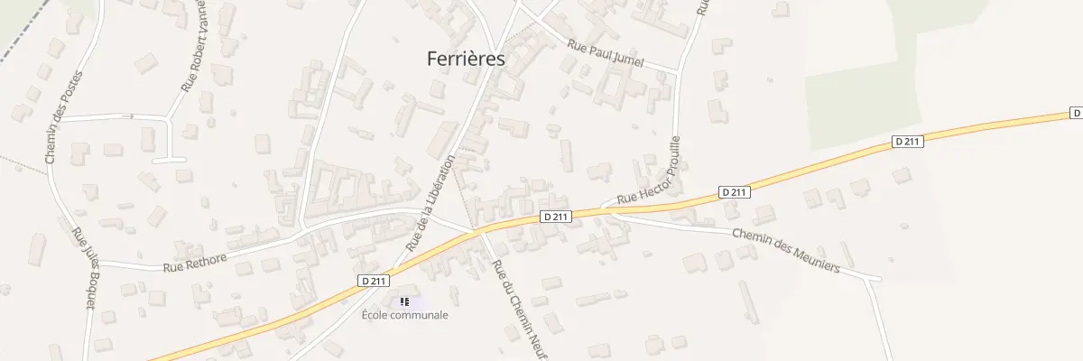 Plan du 11 Rue des quatre Lecointe à Ferrières