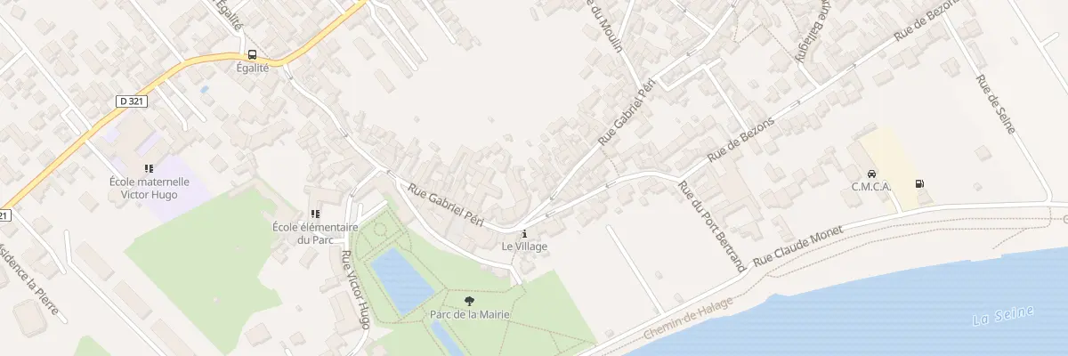 Plan du 61B Rue Gabriel Péri à Carrières-sur-Seine