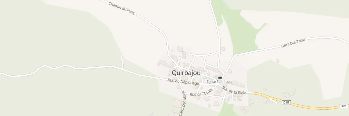 Plan du 6 Che du Puits à Quirbajou