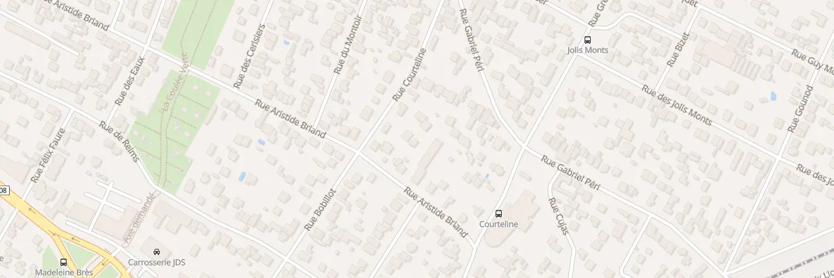 Plan du 77 Rue Aristide Briand à Sartrouville
