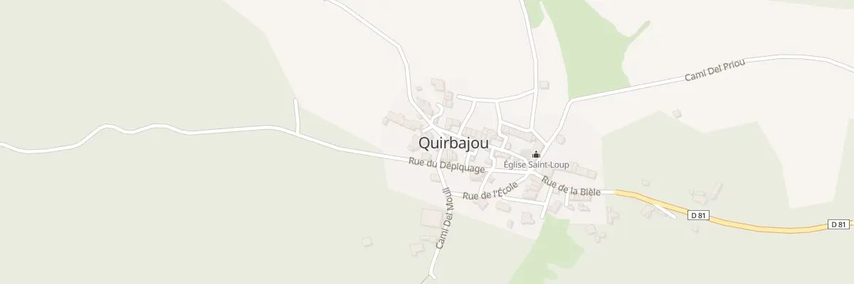 Plan du 6 Rue du Cordonnier à Quirbajou