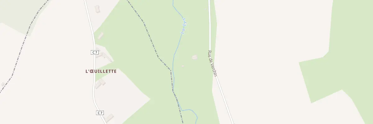 Plan du 24 Rue de Verchin à Lugy