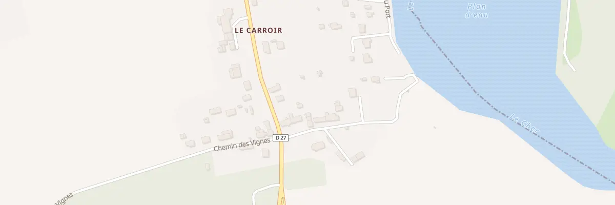 Plan du 3 Che du Carroir à Preuilly