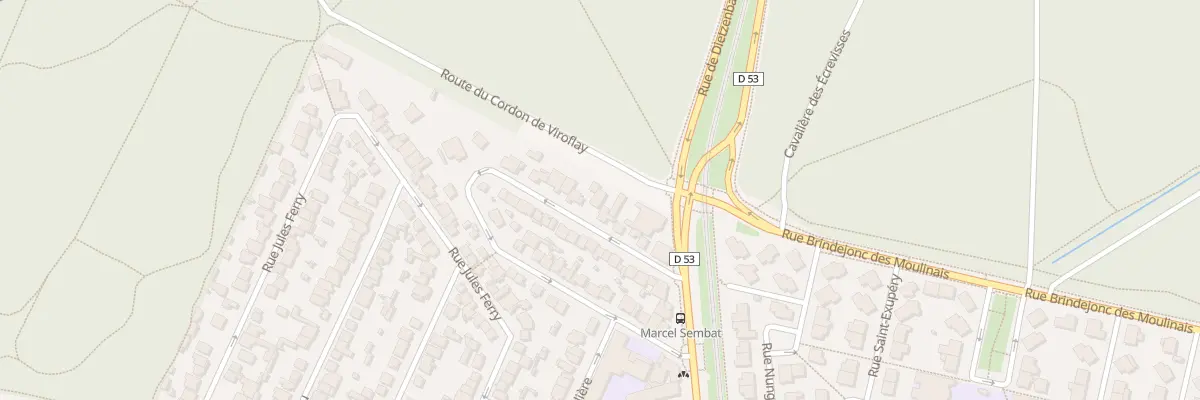 Plan du 14 Rue Corneille à Vélizy-Villacoublay