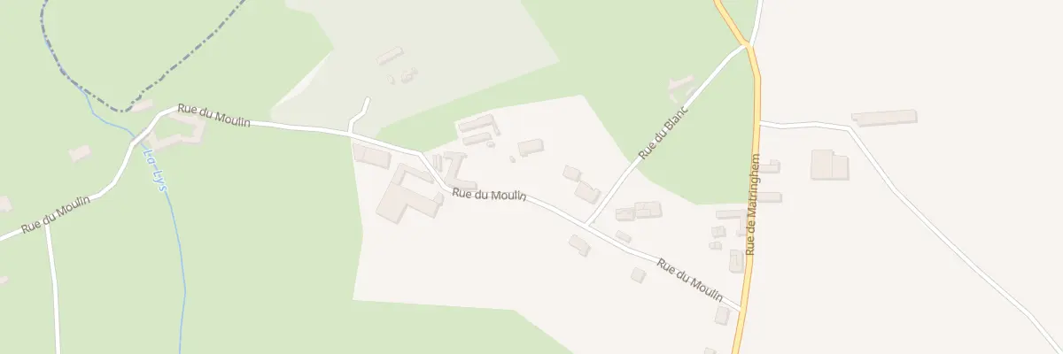 Plan du 8 Rue du Moulin à Hézecques