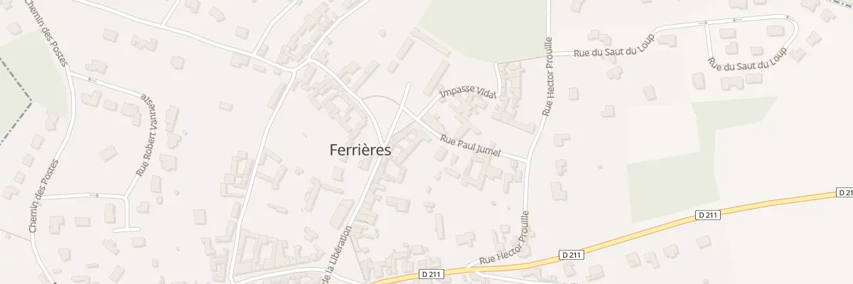 Plan du 2 Rue Paul Jumel à Ferrières