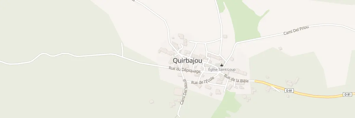 Plan du 5 Le Village à Quirbajou