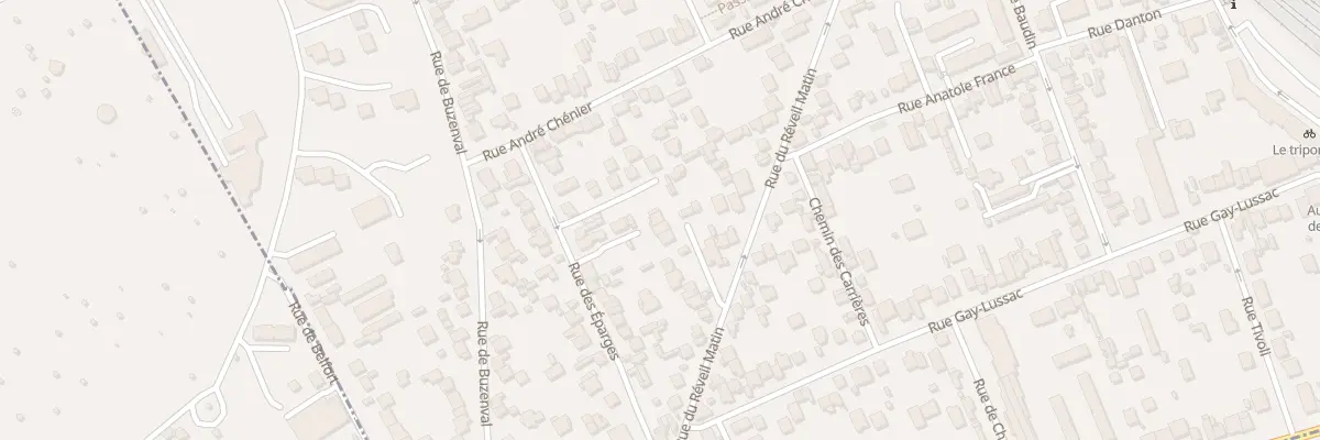 Plan du 28 Rue des Eparges à Houilles