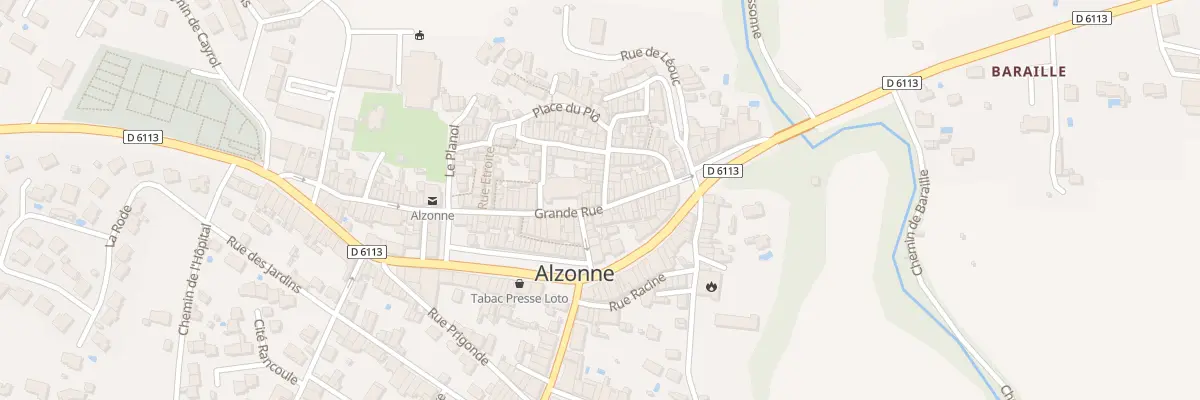 Plan du 65 Gr Grand Rue à Alzonne