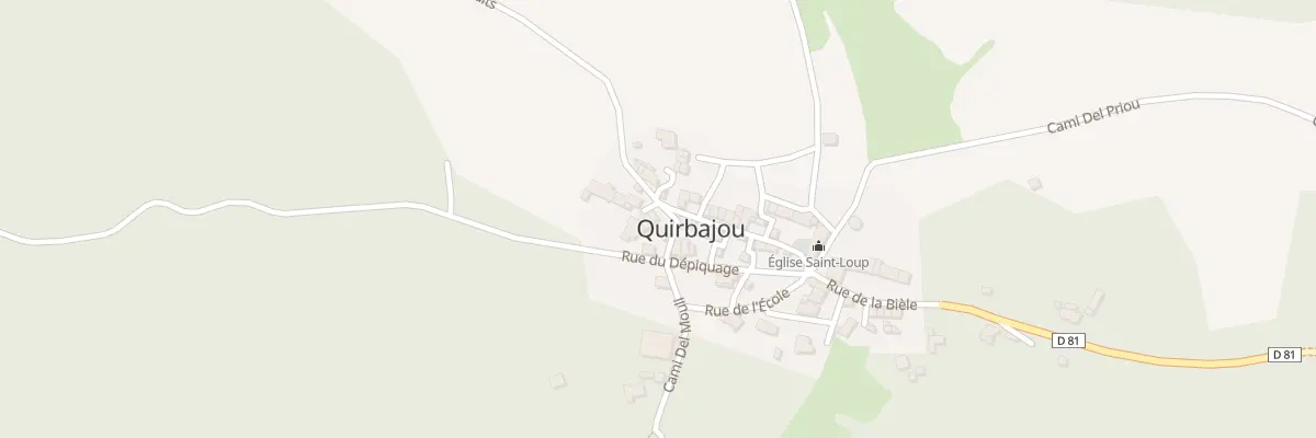 Plan du 31 Le Village à Quirbajou