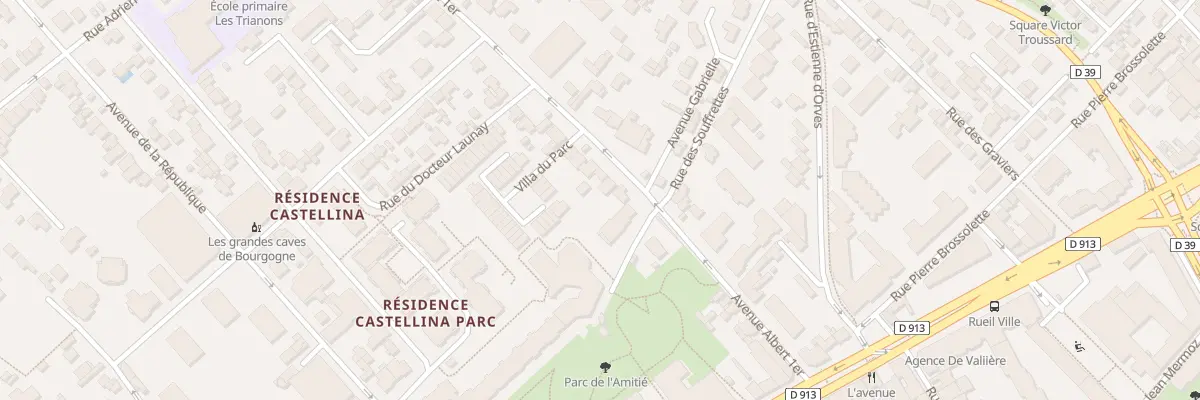 Plan du 17 Av Albert 1er à Rueil-Malmaison