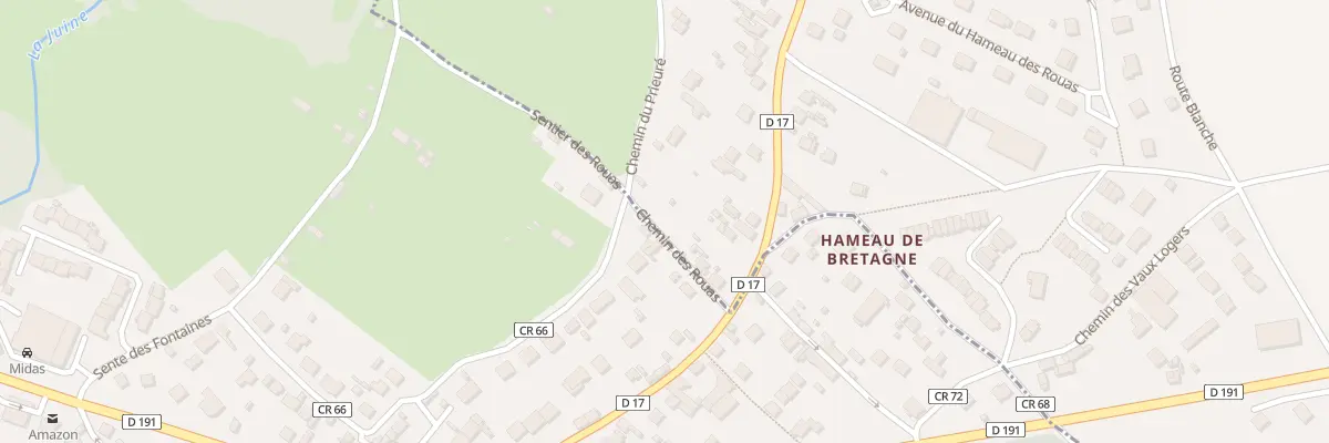 Plan du 3 Che des Rouas à Morigny-Champigny