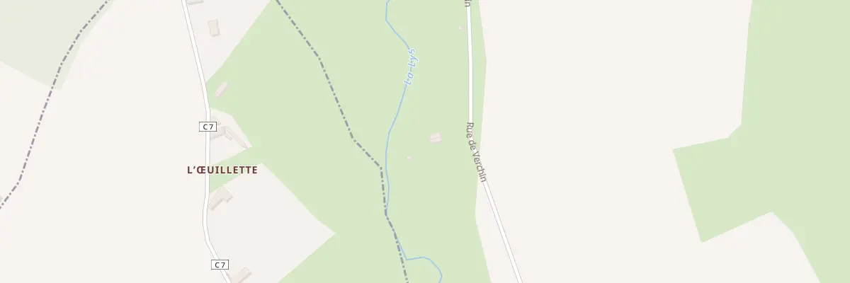 Plan du 22 Rue de Verchin à Lugy