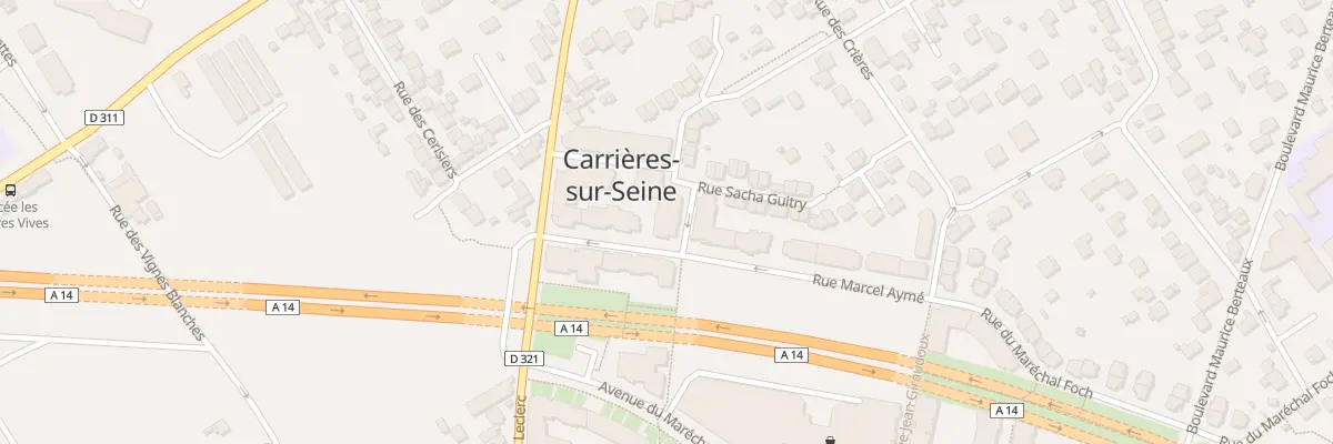 Plan du 3 Rue Henry de Montherlant à Carrières-sur-Seine
