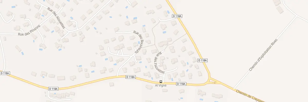 Plan du 7 Rue des Fauvettes à Puygouzon