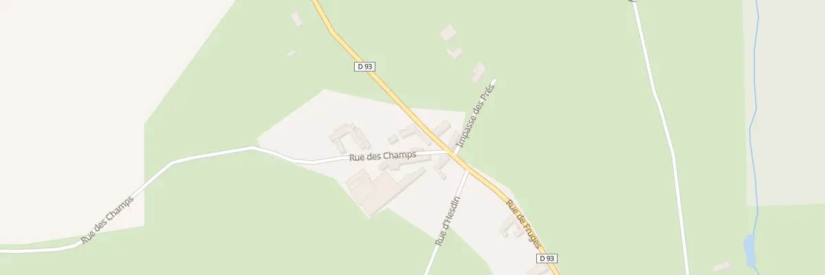 Plan du 49 Rue de Fruges à Verchin